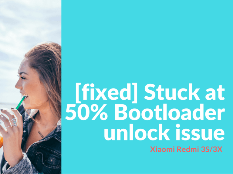 Bootloader unlock issue
