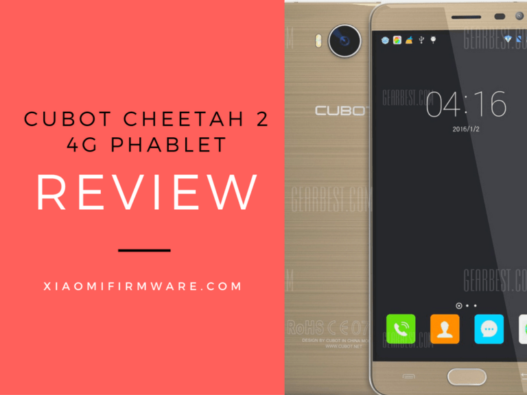 Cubot CHEETAH 2 4G Phablet Review
