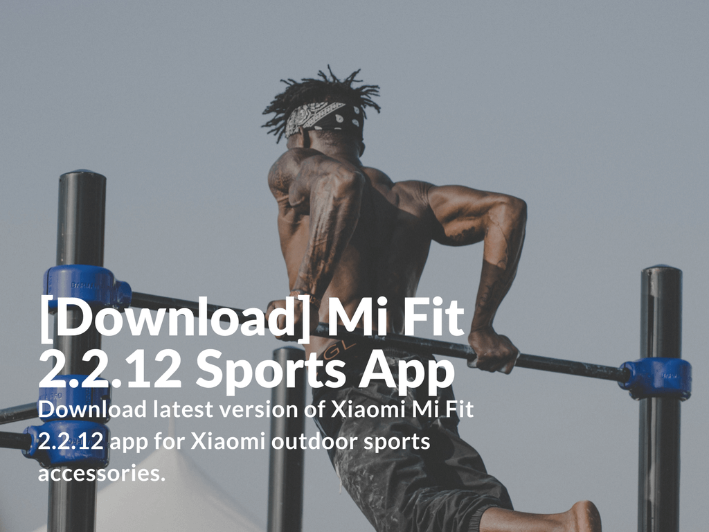 Download Mi Fit 2.2.12