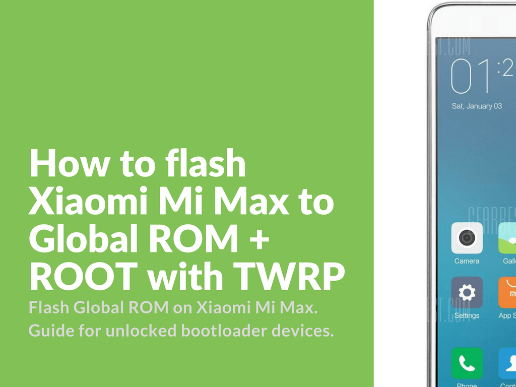 Flashing Mi Max to Global ROM