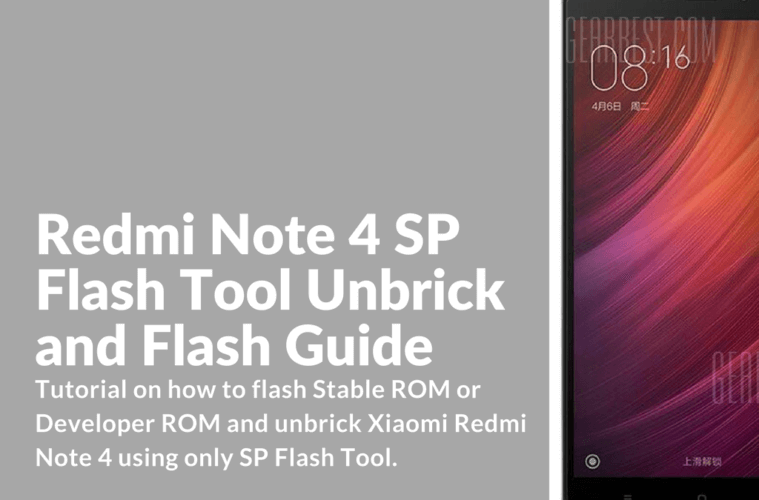 Redmi Note 4 SP Flash Tool Unbrick and Flash Guide ...