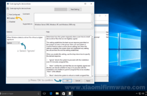 win7 driver signing disable