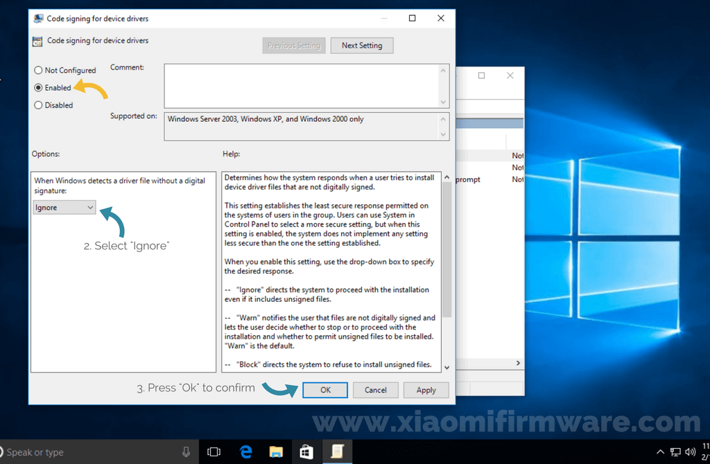 remove driver signature enforcement windows 7