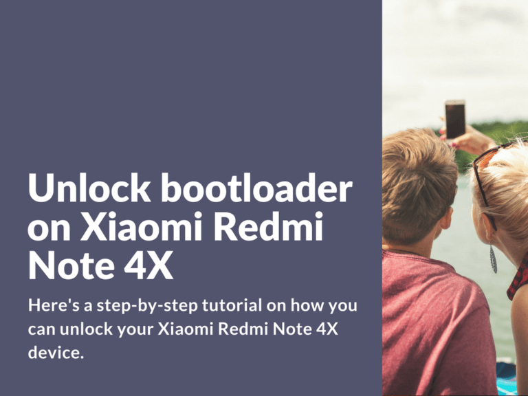 Unlocking bootloader on Redmi Note 4X the right way