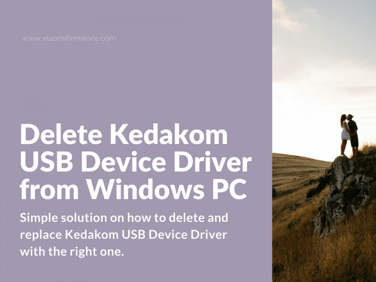 How to get rid of Kedakom USB Device Driver