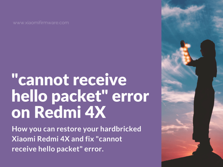 Restore hardbrick Redmi 4X