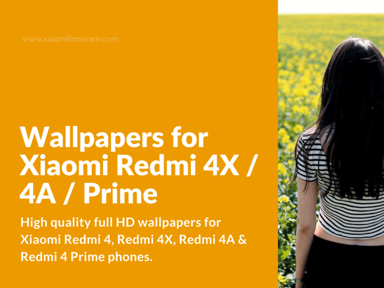 Download Full HD Wallpapers for Redmi 4X