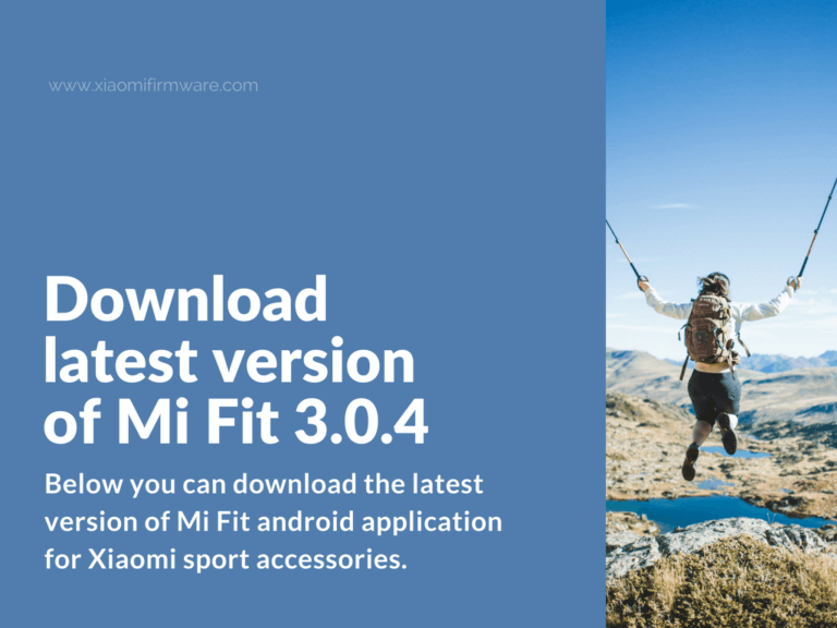 Download link for the latest Mi Fit 3.0.4