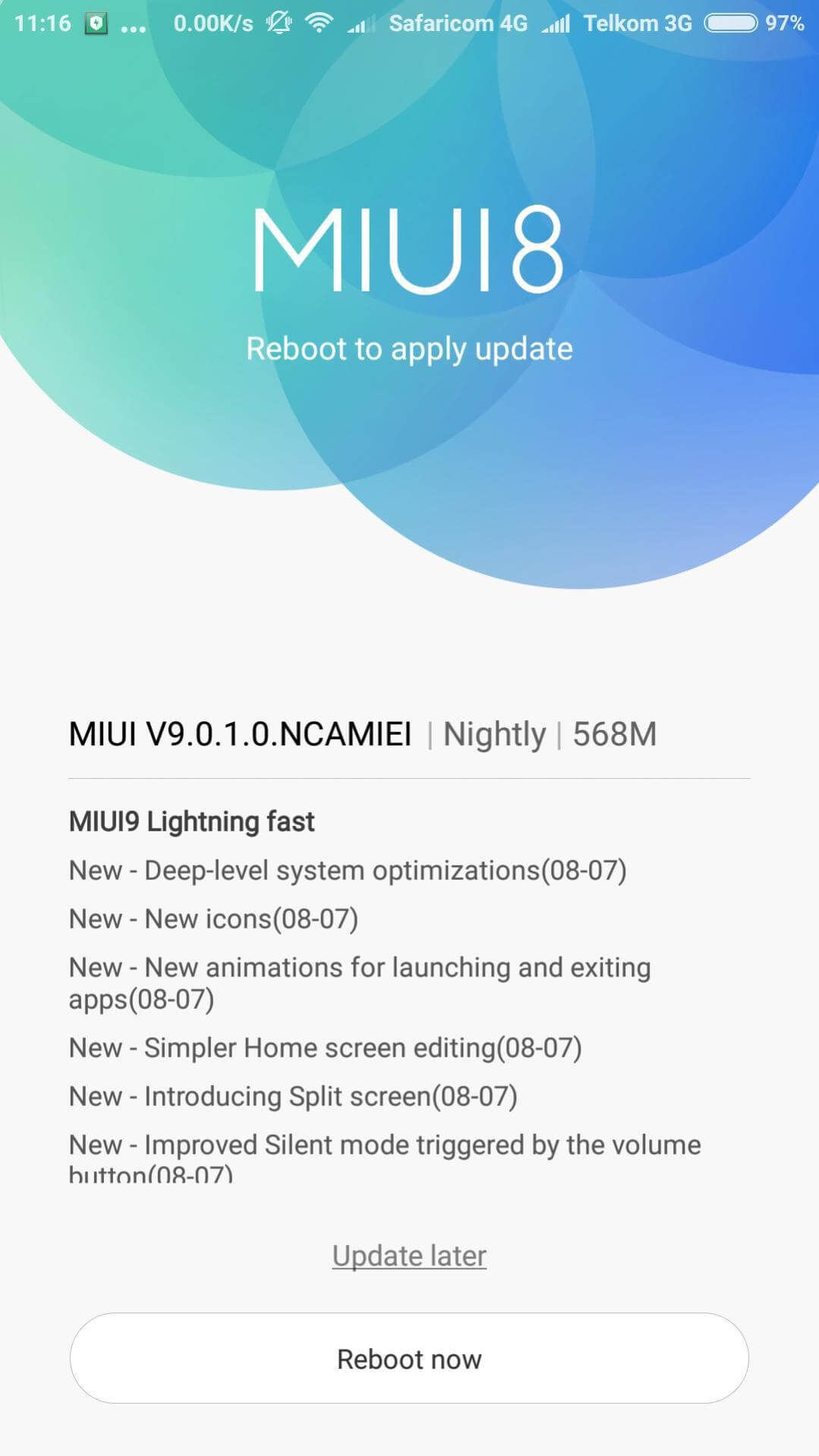 Install MIUI 9 on Mi6