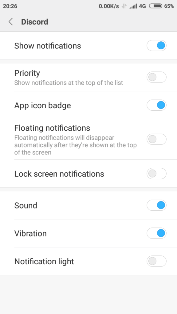 Enable Notifications on Redmi 4X