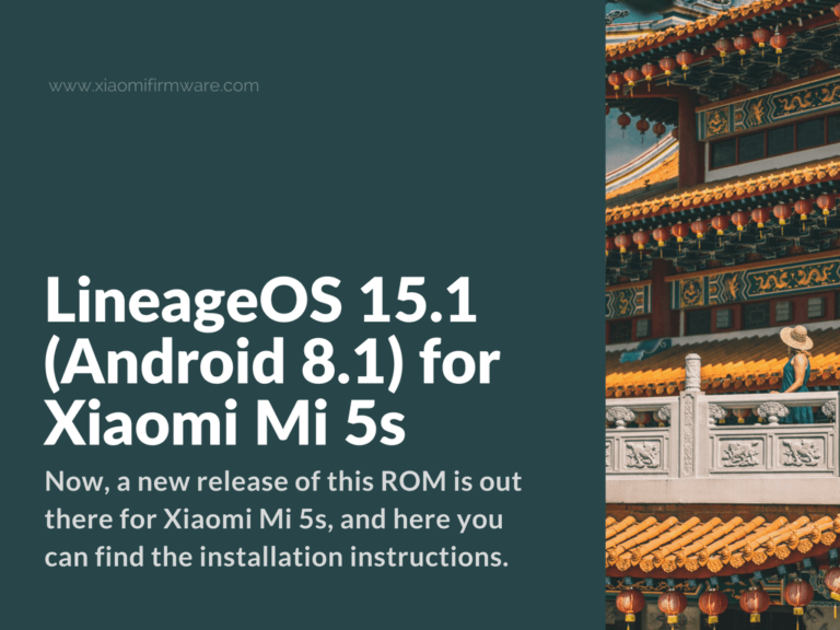 Download LineageOS 15.1 for Mi5S (Capricorn)
