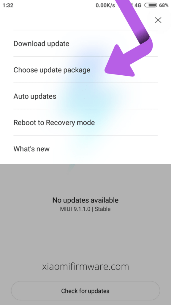 How to flash Mi Note 3 with Updater