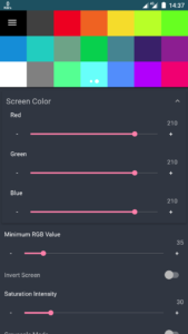 Setting the RGB values using Kernel Adiutor