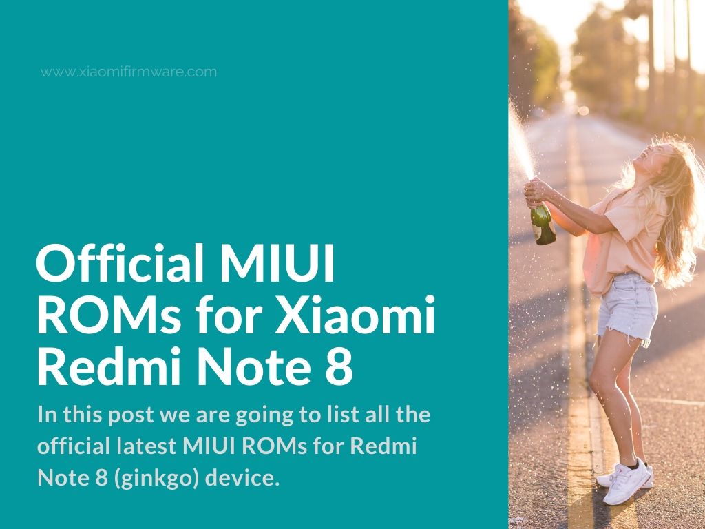 Xiaomi Redmi Note 8 Official Firmware
