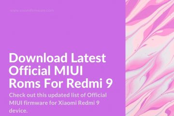 latest Redmi 9 ROMs