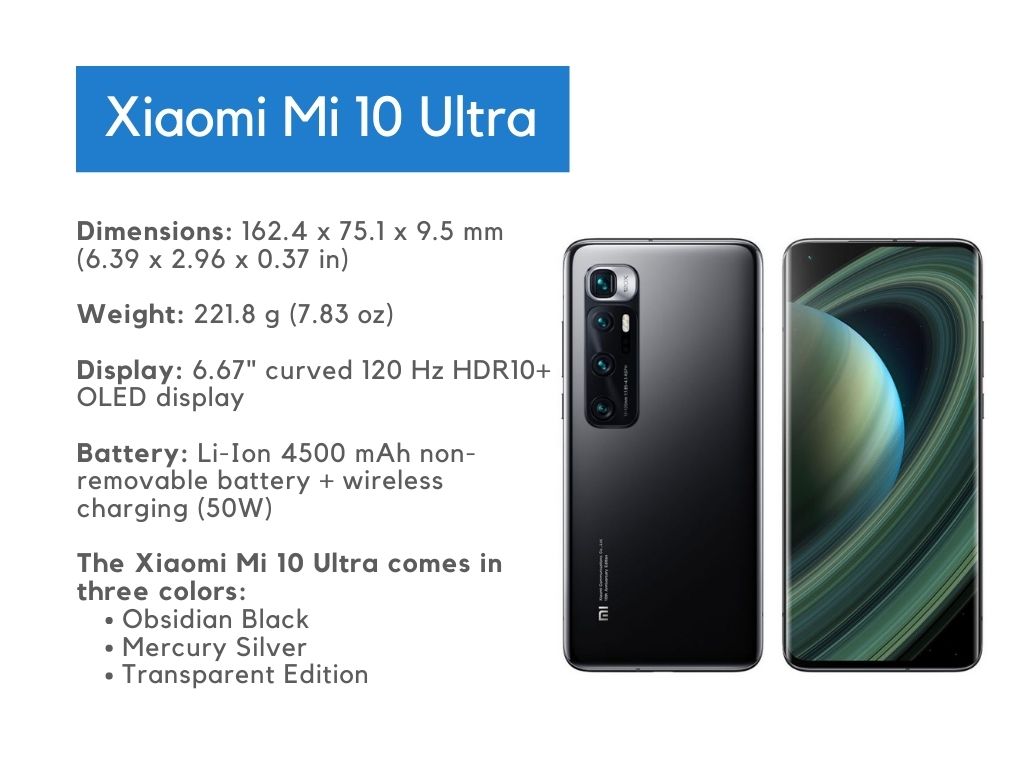 Mi10 Ultra　箱ケース付き　透明版　eurom　日本語化済み スマートフォン本体 新作人気モデル