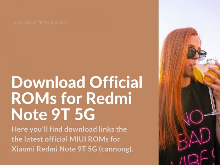 Download Firmware for Redmi Note 9T 5G